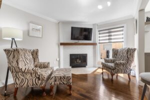 Family Room Fireplace View