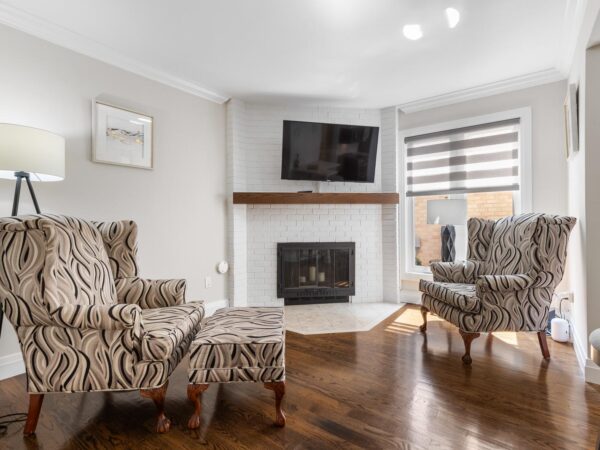 Family Room Fireplace View