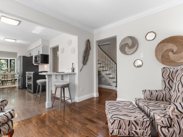 Family Room Kitchen View